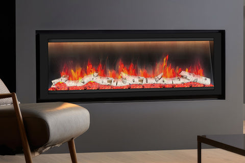 Image of Dynasty Allegro 58 inch Smart Linear Recessed Built in Electric Fireplace | DY-BFM58 | WiFi Dynasty Fireplaces