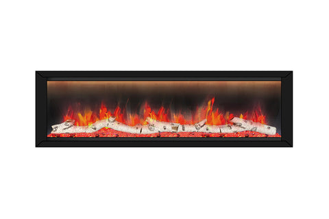 Image of Dynasty Allegro 58 inch Smart Linear Recessed Built in Electric Fireplace | DY-BFM58 | WiFi Dynasty Fireplaces