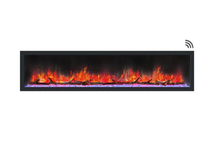 Dynasty Cascade 82'' Recessed Linear Electric Fireplace - BTX Series
