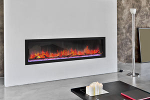 Dynasty Cascade 64 Inch Recessed Linear Electric Fireplace | Wall Mount Electric Fireplace | DY-BTX64 | Electric Fireplaces Depot