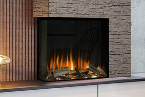 Evonic Fires 32-inch E-Lectra Multi-Side Built-In Electric Firebox - Fireplace E-LECTRA32