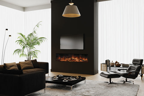 Image of Ortal Evonic E-Lectra Multi-Side View Built-In Electric  Electric Fireplace E-LECTRA