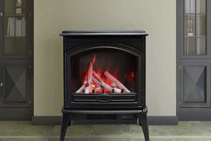 Sierra Flame 23-inch Cast Iron Freestanding Electric Stove