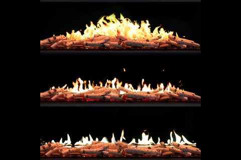 Image of ActiveFlame HD FlameTec PRO 55 inch LCD Virtual Smart Multi-Side View Built-In Electric Fireplace EF10192