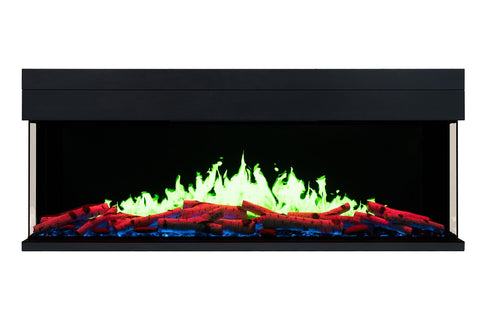 Image of ActiveFlame HD FlameTec PRO 55 inch LCD Virtual Smart Multi-Side View Built-In Electric Fireplace EF10192