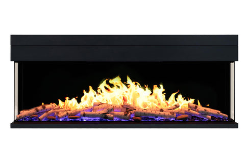 Image of ActiveFlame HD FlameTec PRO 55 inch LCD Virtual Smart Multi-Side View Built-In Electric Fireplace EF10192