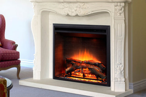 Image of Dynasty Forte 35 Inch Built-In Electric Fireplace Insert | Electric Firebox | DY-EF45-OB | Dynasty Fireplaces