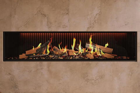 Image of Ambiance Luxus 60 inch Virtual Multi-Side View Built-In Electric Fireplace