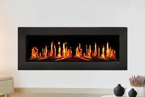 Modern Flames Orion Slim V2 56 Inch Electric Fireplace Wall Mount Mantel - Premium Iron Finish - OR52SLIM