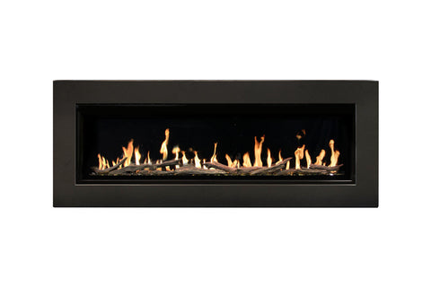 Image of Modern Flames Orion Slim Electric Fireplace Wall Mount Mantel - Premium Iron Finish