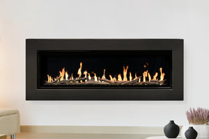 Modern Flames Orion Slim Electric Fireplace Wall Mount Mantel - Premium Iron Finish