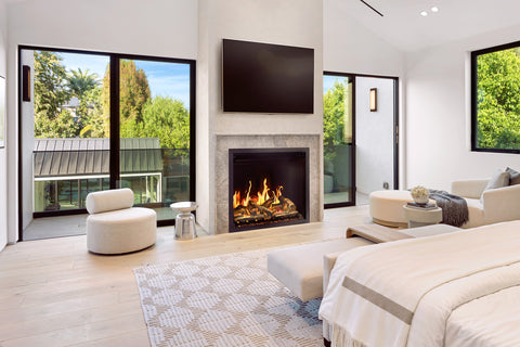 Image of Napoleon Elevation X 42 LCD Virtual Built-In Electric Fireplace - Digital Firebox Insert NEFB42LCD-MF