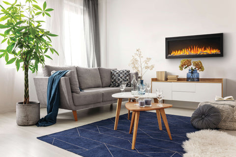 Image of Napoleon Entice 50 inch Wall Mount Recessed Linear Electric Fireplace | Built in Electric Insert | NEFL50CFH 