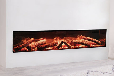 Image of European Home Evonicfires 72 Inch Avesta Halo Series Built-In Linear Electric Fireplace - EV-FP-Halo-AVESTA