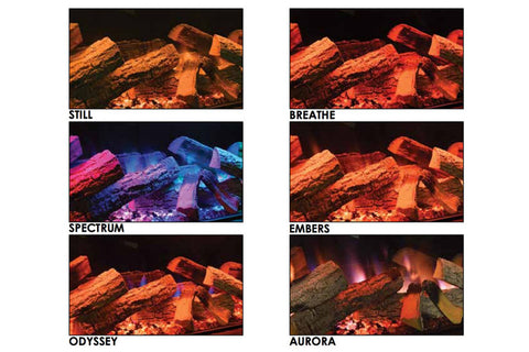 Image of European Home Evonicfires 72 Inch Avesta Halo Series Built-In Linear Electric Fireplace - EV-FP-Halo-AVESTA