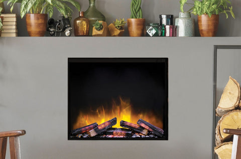 Image of Flamerite Fires E-FX Slim Line 24-inch Built-In Electric Firebox - SL 600 - Electric Fireplace E-FX Slim EFX-SL-600