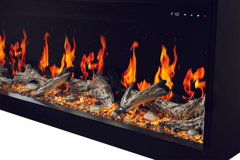 Image of Napoleon Luminex 65 inch LCD Virtual Smart Multi-Sided Built In Electric Fireplace NEFL65LCD-3SV