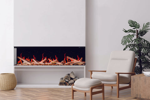 Image of Napoleon Luminex 65 inch LCD Virtual Smart Multi-Sided Built In Electric Fireplace NEFL65LCD-3SV