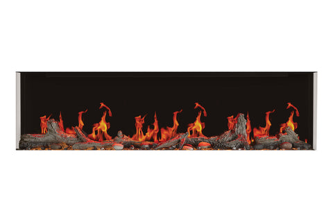 Image of Napoleon Luminex 65 inch LCD Virtual Smart Multi-Sided Built In Electric Fireplace NEFL65LCD-3SV