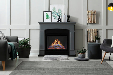 Modern Flames Orion Traditional 30 in Heliovision Virtual Smart Built In Electric Firebox - Fireplace Insert OR30-TRAD