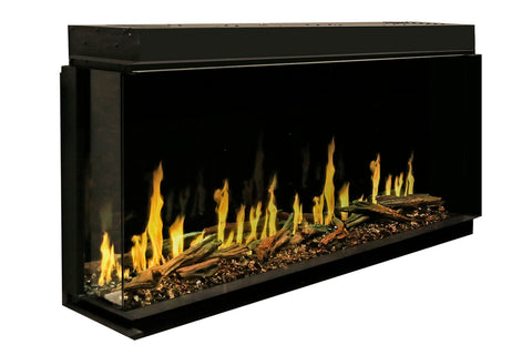 Image of Modern Flames Orion Multi-Sided 120-inch Heliovision Virtual Smart Built In Electric Fireplace - OR120-MULTI