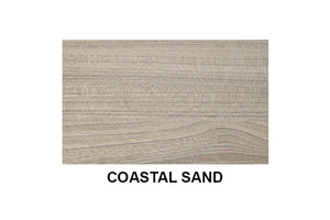 Modern Flames Allwood Fireplace Media Wall in Coastal Sand | 60'' Orion Slim Heliovision Electric Fireplace
