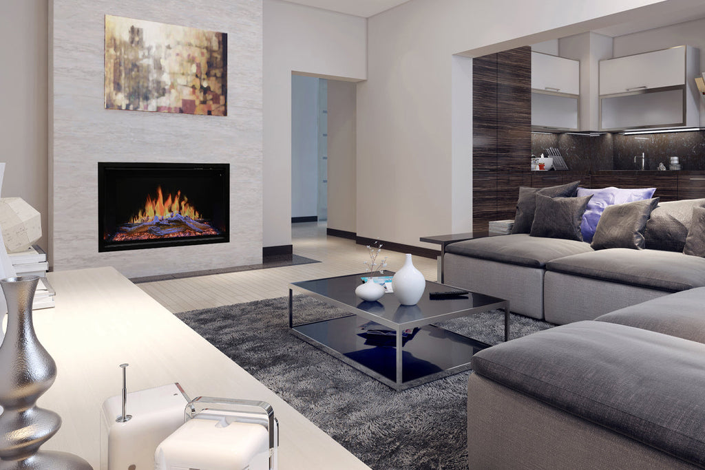 Modern Flames Orion Traditional 30 in Heliovision Virtual Smart Built In Electric Firebox - Fireplace Insert OR30-TRAD