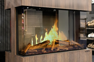 Modern Flames Nova Clear 48 inch Virtual Built-In See Through Electric Fireplace NOVA48-CLR