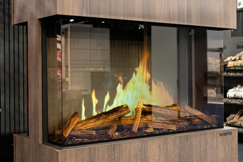 Image of Modern Flames Nova Clear 48 inch Virtual Built-In See Through Electric Fireplace NOVA48-CLR