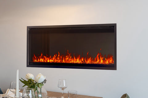 Image of Napoleon Astound SlimMount 42 inch Smart Wall Mount Recessed Slim Linear Electric Fireplace - NEFL42AS