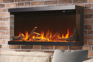 Napoleon Astound 50 inch FlexMount Multi-Side View Smart Electric Fireplace NEFL50AB