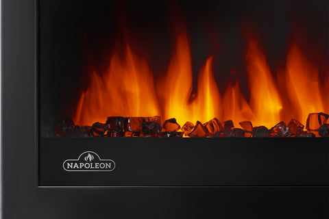 Image of Napoleon Astound SlimMount Smart Wall Mount Recessed Slim Linear Electric Fireplace