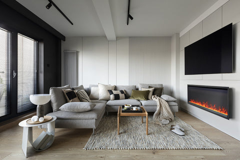 Image of Napoleon Astound 62" Smart SlimMount Wall Mount | Recessed Electric Fireplace