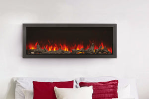 Napoleon Astound 62 inch Smart Built-In Wall Mount Electric Fireplace Insert - Linear Modern Fireplace - NEFB62AB