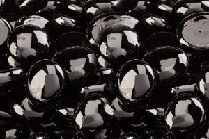 Napoleon Black Glass Beads Media