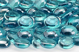 Napoleon Blue Glass Beads Media
