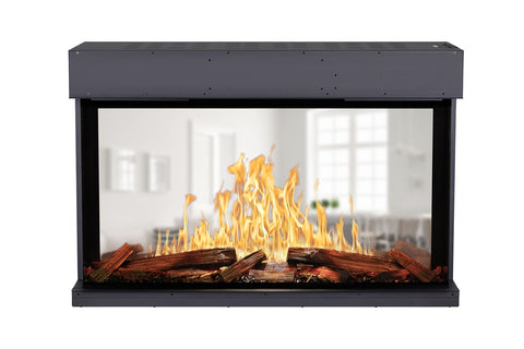 Image of Modern Flames Nova Clear 48 inch Virtual Built-In See Through Electric Fireplace NOVA48-CLR