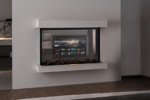 Image of Modern Flames Nova Clear 48 inch Virtual Built-In See Through Electric Fireplace NOVA48-CLR