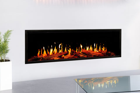 Image of Modern Flames Orion Slim V2 52 Inch Heliovision Virtual Recessed Wall Mount Electric Fireplace - OR52-SLIM-V2