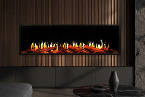Modern Flames Orion Slim V2 76 Inch Heliovision Virtual Recessed Wall Mount Electric Fireplace - OR76-SLIM-V2