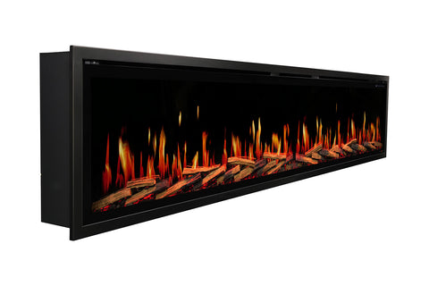 Image of Modern Flames Orion Slim V2 Heliovision Virtual Recessed Wall Mount Electric Fireplace - OR-SLIM-V2