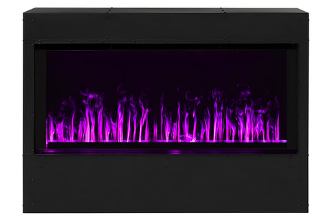 Image of Dimplex 45 Inch Opti-Myst Pro RGB 1000 Built-In Water Vapor Electric Fireplace - CBX1000-AM - GBF1000-PRO