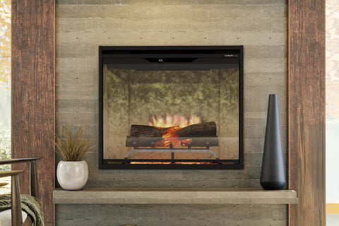 Image of Dimplex Revillusion 30 inch Built In Electric Fireplace Weathered Concrete - Firebox - REV30-WC 500005131