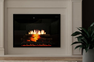Dimplex Revillusion 30 inch Built In Electric Fireplace Black - Firebox - REV30-BL 500005447 Dims