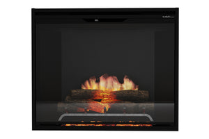 Dimplex Revillusion Portrait 36 inch Built-In Electric Firebox w/ Glass and Plug Kit | Black