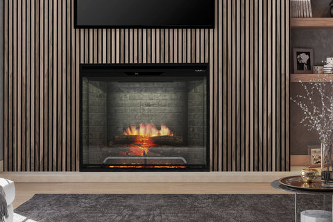 Image of Dimplex Revillusion Portrait 36 inch Built In Electric Fireplace Neutral Brick - Firebox - REV36P-NB 500005135