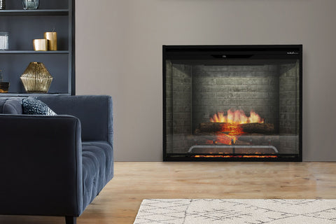Image of Dimplex Revillusion Portrait 36 inch Built In Electric Fireplace Neutral Brick - Firebox - REV36P-NB 500005135