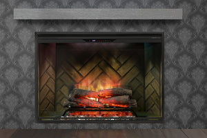 Dimplex Revillusion 42 inch Built In Electric Fireplace Herringbone Brick - Firebox - REV42-BL 500005737