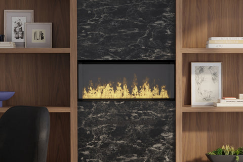 Image of Dimplex 45 Inch Opti-Myst Pro RGB 1000 Built-In Water Vapor Electric Fireplace - CBX1000-AM - GBF1000-PRO