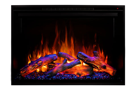 Image of Modern Flames Redstone 36 inch Built In Electric Fireplace Insert | Electric Firebox Heater | RS-3626 | Electric Fireplaces Depot